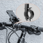 Preview: ROCKBROS | Fahrrad Motorrad Handyhalterung mit 360 Rotation Clip